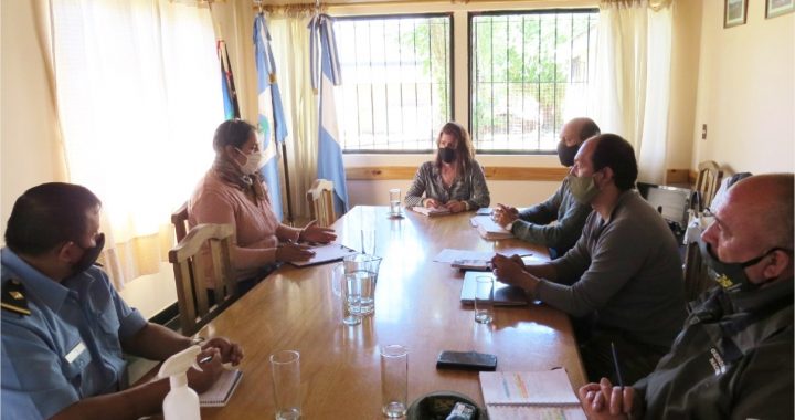 REUNIÓN DE TRABAJO CON INSTITUCIONES DE SEGURIDAD Y BOSQUES