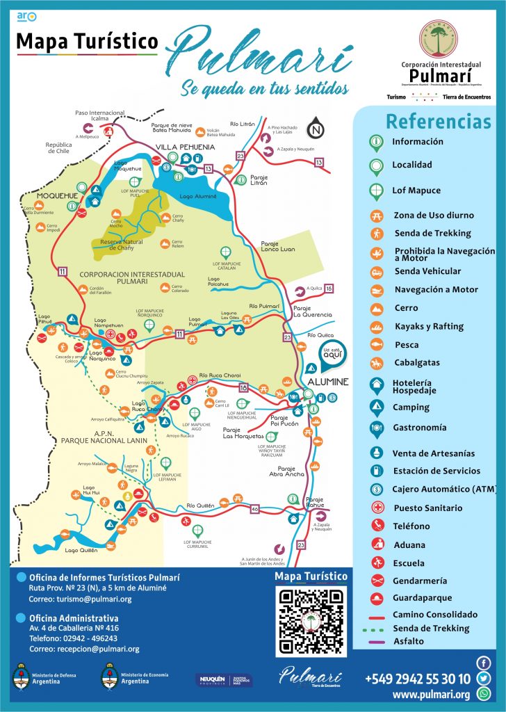 Mapa Turístico Corporación Interestadual Pulmarí