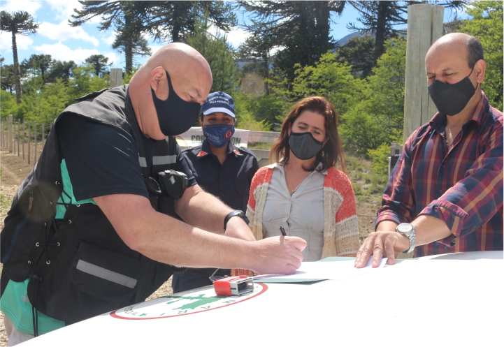 Firma convenio CIP Bomberos Voluntarios