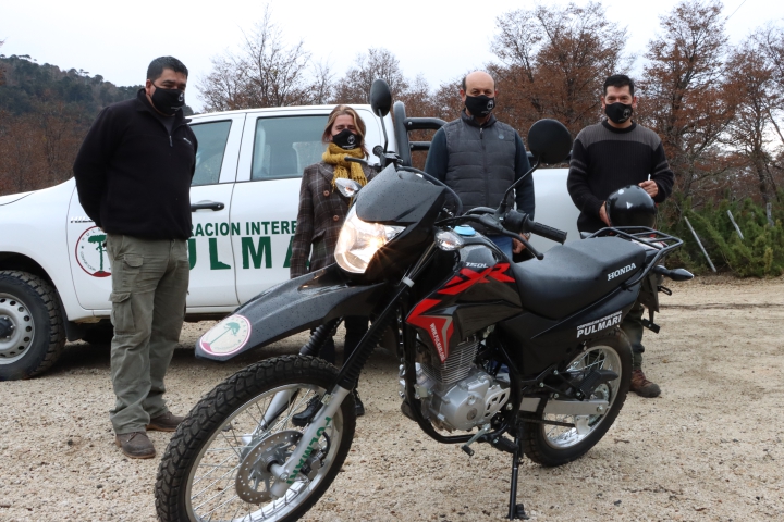 Nueva motocicleta Oficina CIP Moquehue